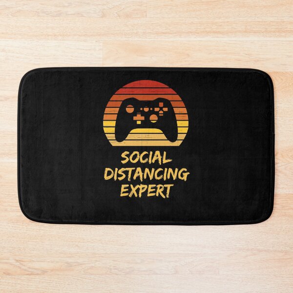Item preview, Social Distancing Expert Gaming Video Gamer Retro designed and sold by Emerg-Apparel.