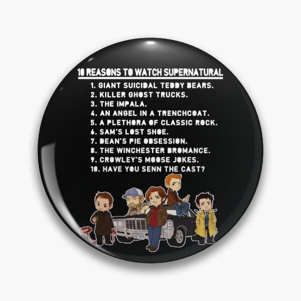 Item preview, 10 Reasons To Watch Supernatural designed and sold by MelodyMontana.