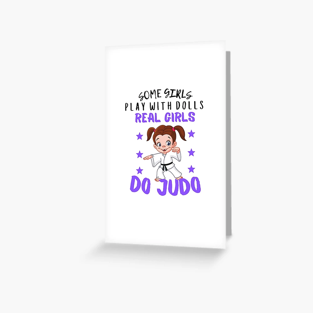 Carte de vœux for Sale avec l'œuvre « Ne sous-estimez jamais un vieil homme  qui connaît le judo, cadeau de judo » de l'artiste MyTeeHere