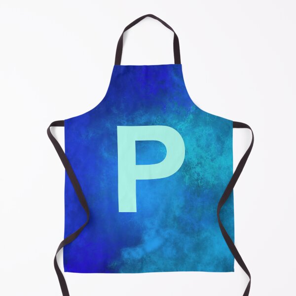 Item preview, Cosmic Fire Blue Alphabet P designed and sold by geoceltic.