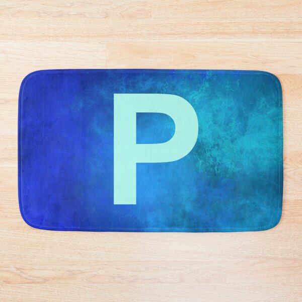 Item preview, Cosmic Fire Blue Alphabet P designed and sold by geoceltic.