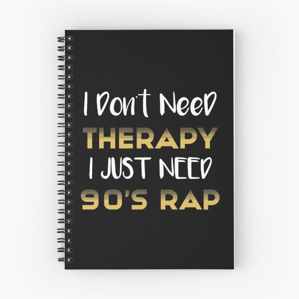 Item preview, I Don't Need Therapy, I Just Need 90's Rap Adult Unisex Tee -  Golden Cute 90's Rap Lover present Shirt designed and sold by NewDayDesigns.