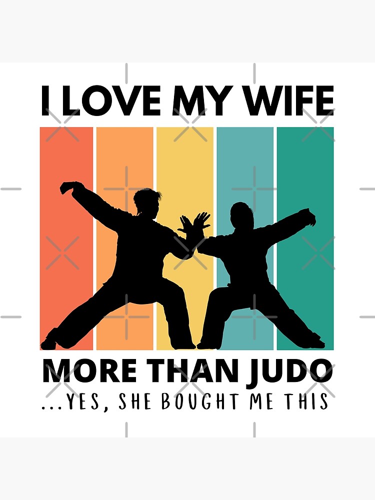 Carte de vœux for Sale avec l'œuvre « J'aime faire la fête et par fête je  veux dire judo, cadeau de judo » de l'artiste MyTeeHere