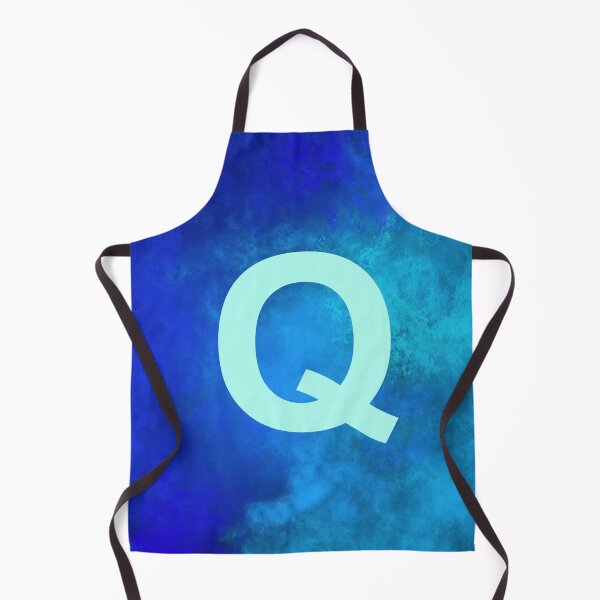 Item preview, Cosmic Fire Blue Alphabet Q designed and sold by geoceltic.