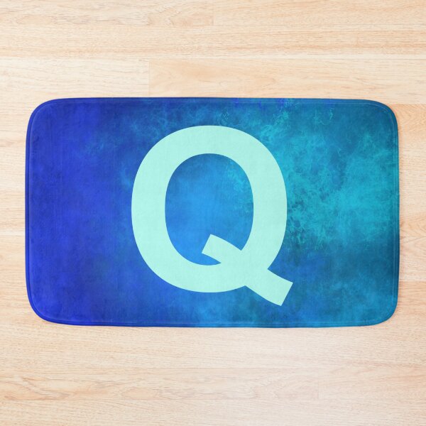 Item preview, Cosmic Fire Blue Alphabet Q designed and sold by geoceltic.