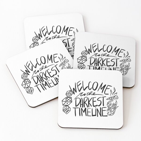 Item preview, Welcome to the Darkest Timeline Doodle designed and sold by macaowl.