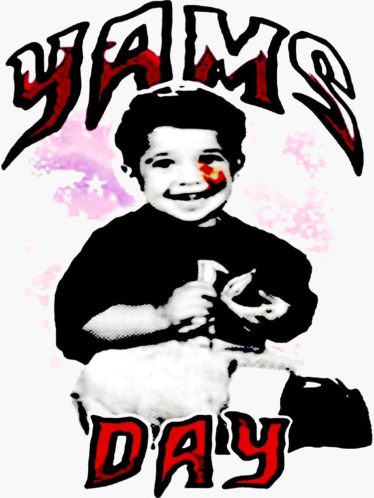 "yams day 2021" Sticker for Sale by kamiyo Redbubble