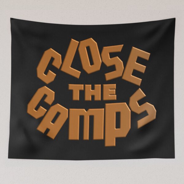 Item preview,  CLOSE THE CAMPS RESPECT HUMAN RIGHTS FREE UYGHURS designed and sold by Ralek.