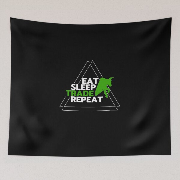 Item preview, Eat Sleep Trade Repeat designed and sold by ReichBourne.