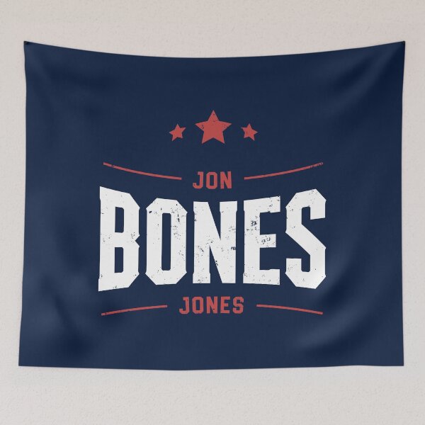 Item preview, Jon "Bones" Jones - Red - Typography 1 designed and sold by Getting  Smashed Co.
