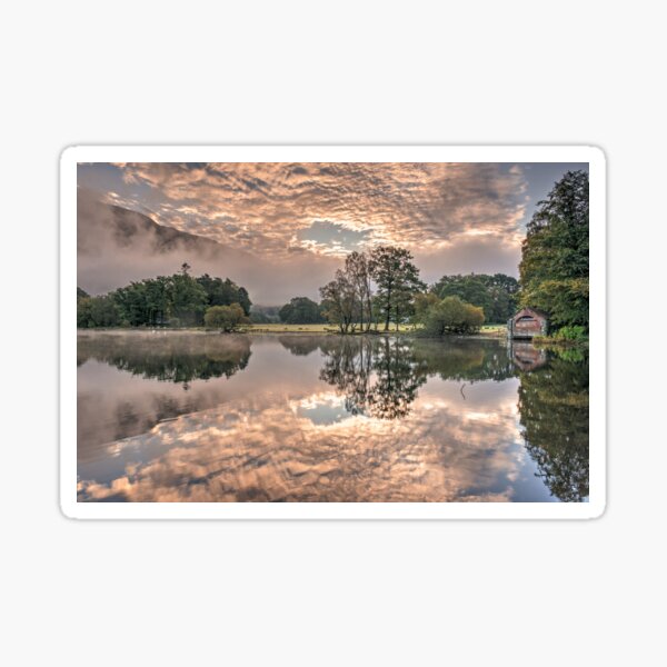 Early Morning Mist At Glenridding Sticker