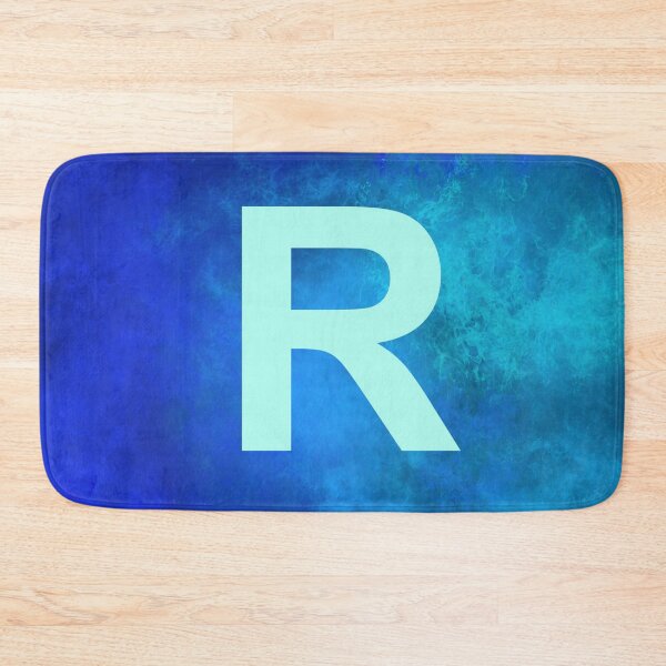 Item preview, Cosmic Fire Blue Alphabet R designed and sold by geoceltic.