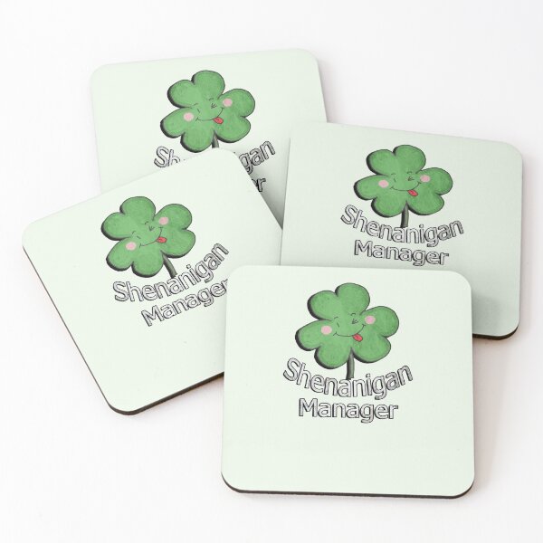 Item preview, St Patrick's Day Funny Quote, Shenanigan Manager Cute Design Shamrock designed and sold by tamdevo1.