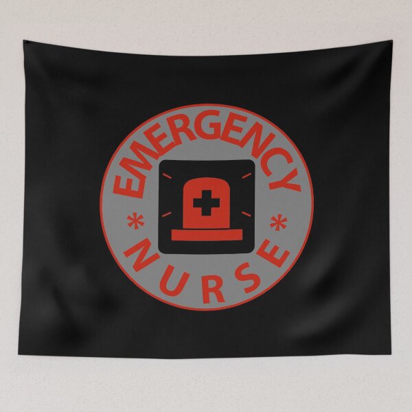 Item preview, emergency nurse logo designed and sold by doctors-apparel.