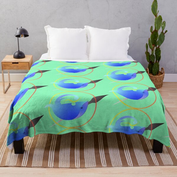 Item preview, SKYWHALE WARRIOR -MINIMALISTIC BLUE WHALE designed and sold by YUMMY PENCIL.