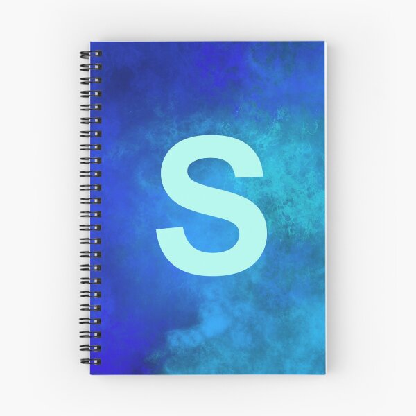 Item preview, Cosmic Fire Blue Alphabet S designed and sold by geoceltic.