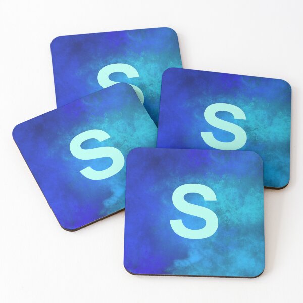 Item preview, Cosmic Fire Blue Alphabet S designed and sold by geoceltic.
