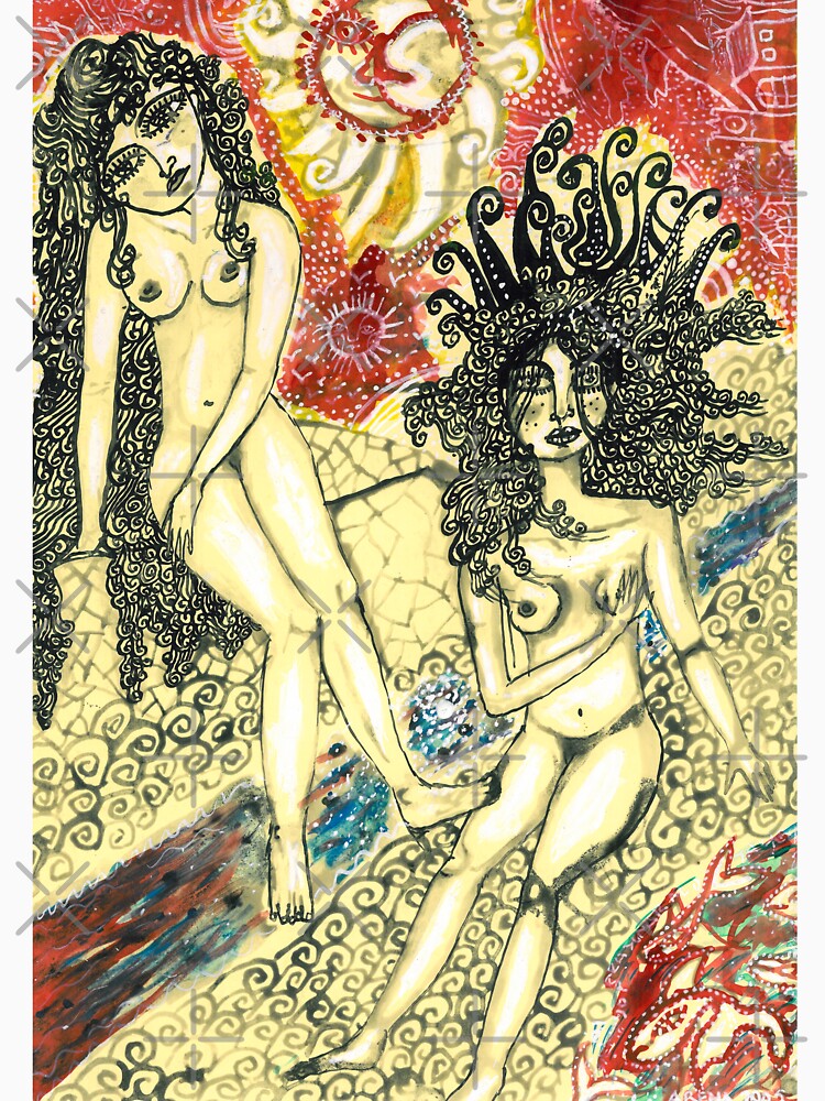Ellas van al rio by aremaarega