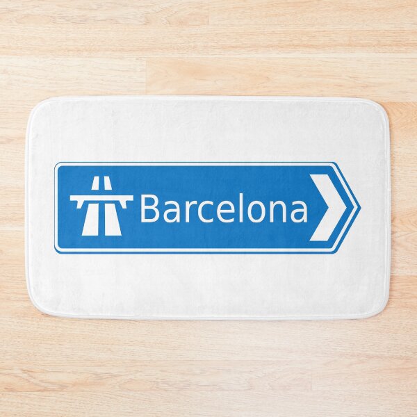 Item preview, Barcelona Road Sign designed and sold by Rag-Dog.