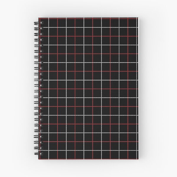 Item preview, Tattersall Windowpane Check Plaid (black/white/red) designed and sold by Design Minds Boutique.