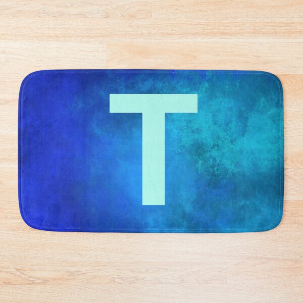 Item preview, Cosmic Fire Blue Alphabet T designed and sold by geoceltic.