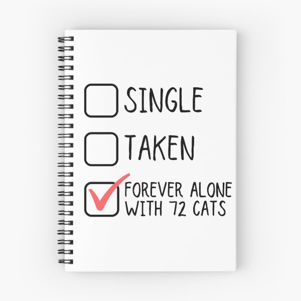 Item preview, Single Taken Forever Alone With 72 Cats designed and sold by m95sim.