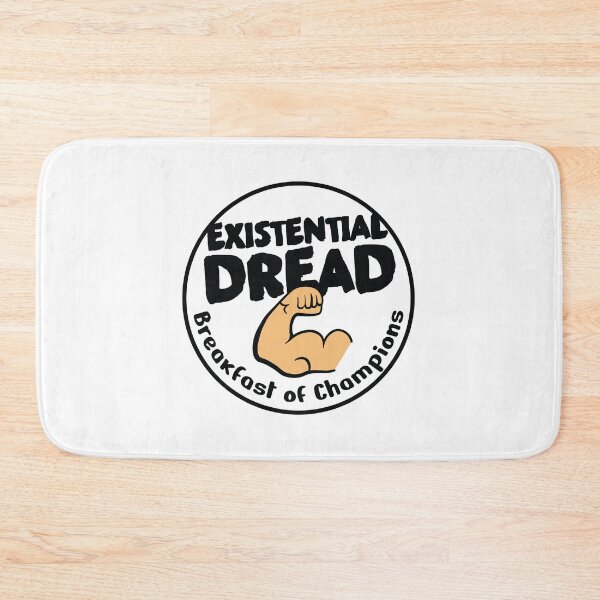 Item preview, Existential Dread: Breakfast of Champions (Black) designed and sold by phant0mm.