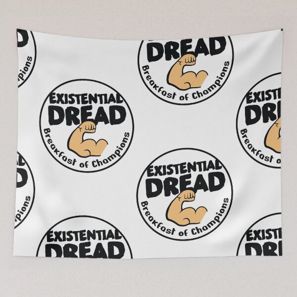 Item preview, Existential Dread: Breakfast of Champions (Black) designed and sold by phant0mm.