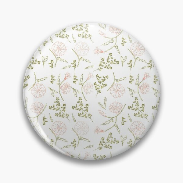 Artikelvorschau, Rosa und grüner Blumendruck entworfen und verkauft von MadeByAbs.