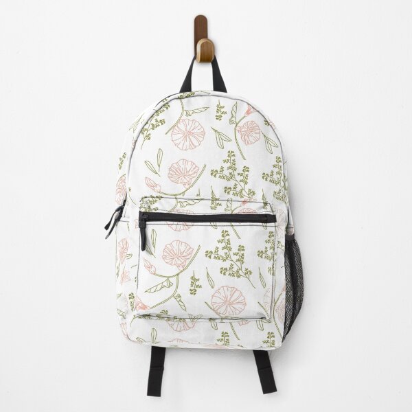 Item preview, Pink and Green Floral Print designed and sold by MadeByAbs.