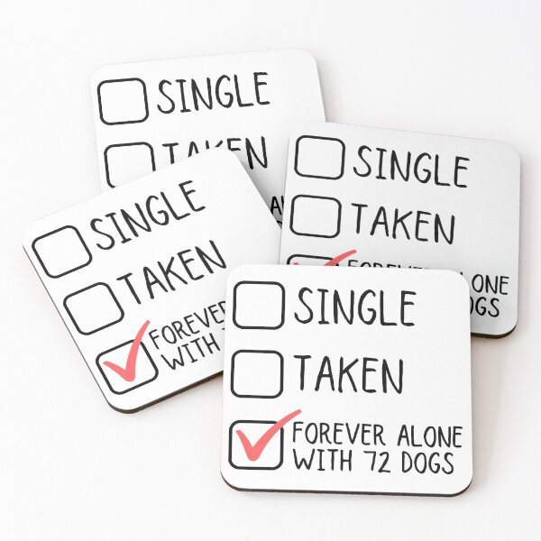 Item preview, Single Taken Forever Alone With 72 Dogs designed and sold by m95sim.