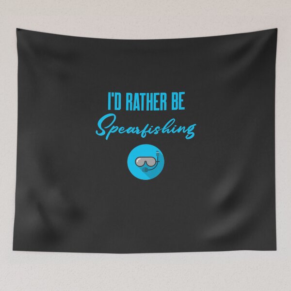 Item preview, Funny I'd Rather Be Spearfishing - Scuba Diving Ocean gift designed and sold by EricJP.