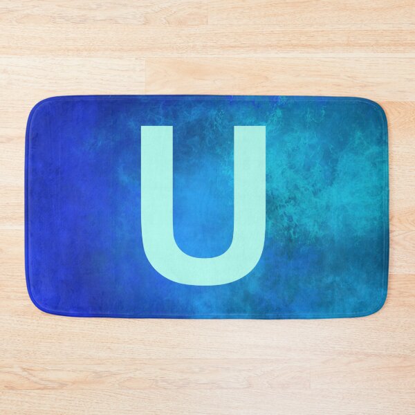 Item preview, Cosmic Fire Blue Alphabet U designed and sold by geoceltic.