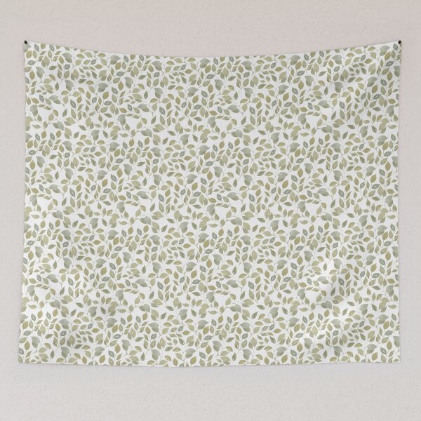 Item preview, Greenery watercolor pattern designed and sold by TanyaMakesART.