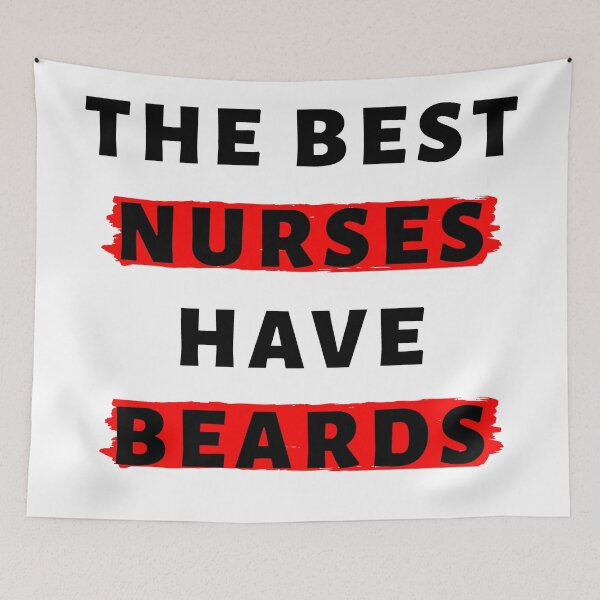 Item preview, The Best Nurses have Beards In Black designed and sold by Indra Agrawal.