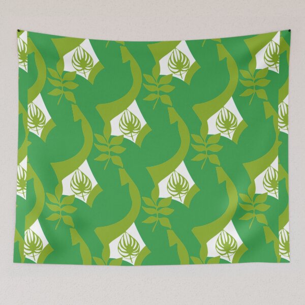Item preview, Beautiful green leaf  patterns backpack designed and sold by Style2Vie.