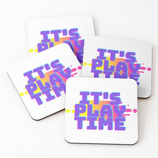 Item preview, It's Play Time (White) designed and sold by Grathicks.