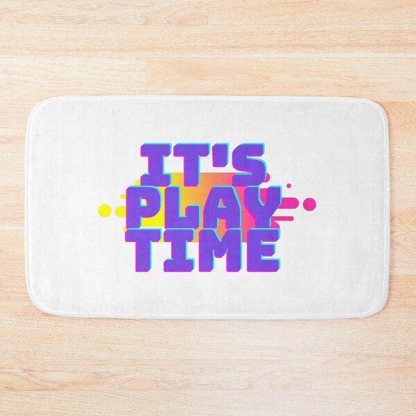 Item preview, It's Play Time (White) designed and sold by Grathicks.
