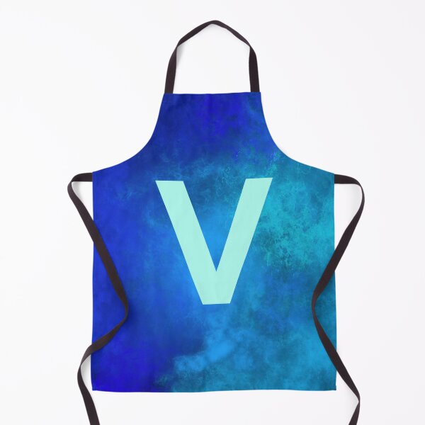 Item preview, Cosmic Fire Blue Alphabet V designed and sold by geoceltic.