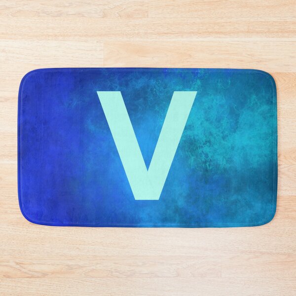 Item preview, Cosmic Fire Blue Alphabet V designed and sold by geoceltic.