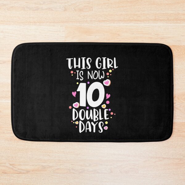 Item preview, This Girl Is Now 10 Double Digits shirt 10th birthday gifts designed and sold by dianoo.