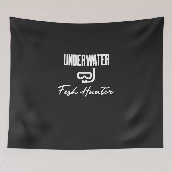 Item preview, Funny Underwater Fish Hunter - Spearfishing Diving Ocean gift designed and sold by EricJP.