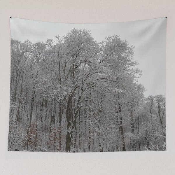 Item preview, Snow Covered Trees on a Cold Winter Day Landscape  designed and sold by PrettyLittlePic.
