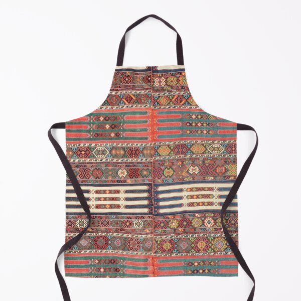 Item preview, Malatya Turkish Kurdish Tribal Kilim Print designed and sold by Vicky Brago-Mitchell®.