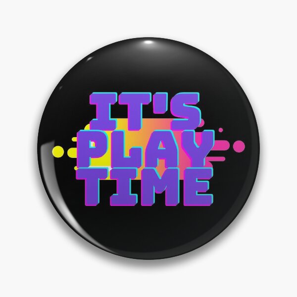 Item preview, It's Play Time (Black) designed and sold by Grathicks.