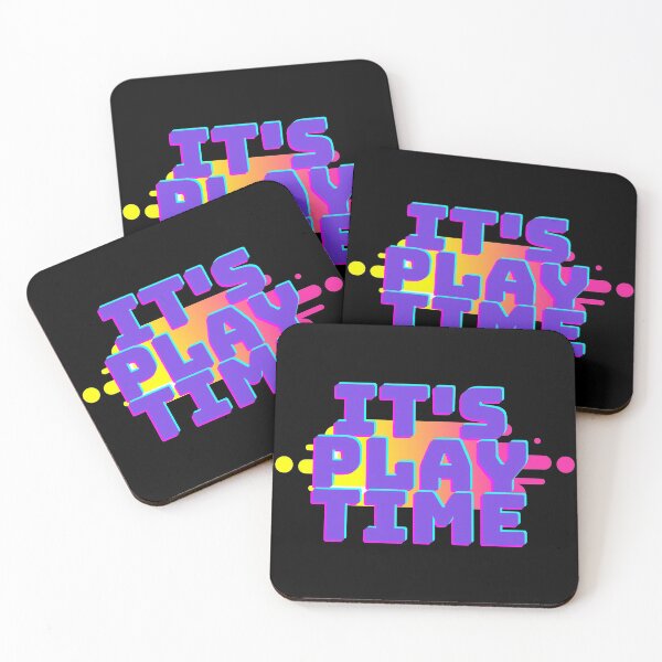 Item preview, It's Play Time (Black) designed and sold by Grathicks.