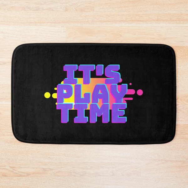 Item preview, It's Play Time (Black) designed and sold by Grathicks.