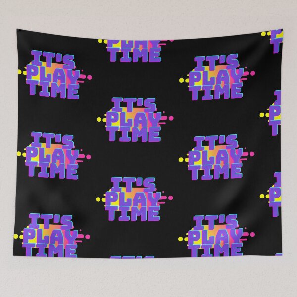 Item preview, It's Play Time (Black) designed and sold by Grathicks.