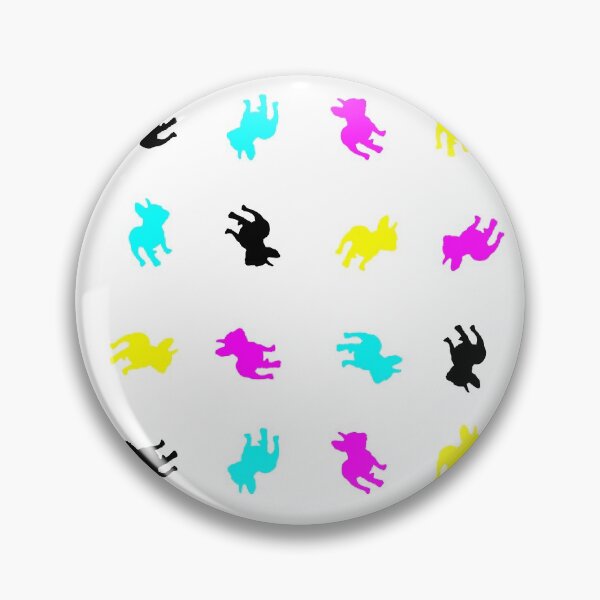 Item preview, Buckó Frenchie / Silhouette pattern 1 CMYK designed and sold by BuckoFrenchie.