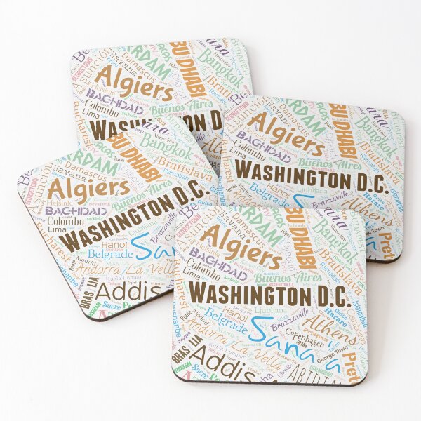 Item preview, World Capitals designed and sold by Montage-Madness.